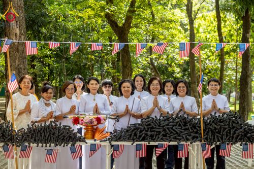 ภาพ No.233124:วันที่ 11 กรกฏาคม พ.ศ. 2568 พิธีอธิษฐานพรรษา ของคณะสงฆ์ ณ โบสถ์พระไตรปิฎก วัดพระธรรมกาย ต.คลองสาม อ.คลองหลวง จ.ปทุมธานี