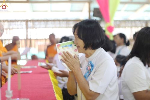 ภาพ No.83131:พิธีทอดผ้าป่ากำเเพงเเก้วเฟส 2 เฟสสำเร็จ  แผ่นดินอันศักดิ์สิทธิ์ สถานที่สถาปนา ปทุมเจดีย์ พระพุทธเจ้าห้าพระองค์  ณ ศูนย์อบรมเยาวชนปัตตานี อ.หนองจิก จ.ปัตตานี ในวันอาทิตย์ ที่ 25 มิถุนายน พ.ศ. 2566