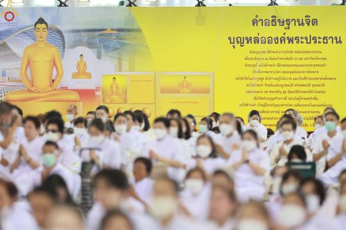 ภาพ No.82425:พิธีหล่อพระประธานเพื่อประดิษฐาน ณ มหาวิหารคด วันอาทิตย์ที่ 11 มิถุนายน พ.ศ. 2566 ณ สภาธรรมกายสากล วัดพระธรรมกาย