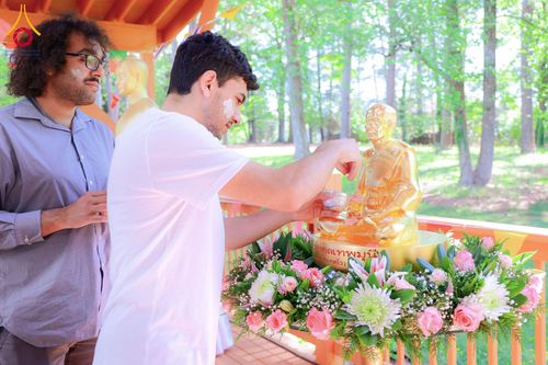 ภาพ No.321657:วันอาทิตย์ที่ 12 เมษายน พ.ศ.2569 กิจกรรมงานบุญวันสงกรานต์ (ตักบาตร ขอขมาพ่อแม่ สรงน้ำพระ รดน้ำขอพร) ณ วัดพระธรรมกายจอร์เจีย ประเทศสหรัฐอเมริกา