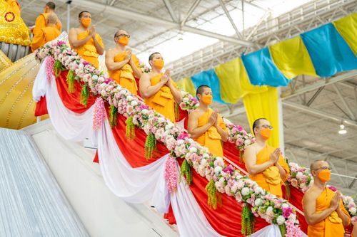 ภาพ No.77782:พิธีหล่อพระบรมพุทธเจ้า ทิศตะวันตก  วันอาทิตย์ที่ 19 มีนาคม พ.ศ. 2566 ณ วัดพระธรรมกาย จ.ปทุมธานี