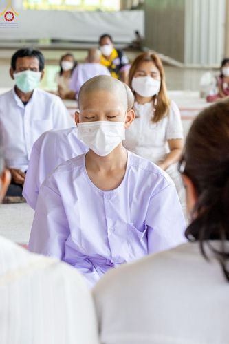 ภาพ No.79319:พิธีขอขมา มอบบาตรและผ้าไตร ในโครงการบรรพชาสามเณรฟื้นฟูพระพุทธศาสนาทั่วไทย โครงการอบรมยุวธรรมทายาท มัชฌิมธรรมทายาท และธรรมทายาทรุ่นอุดมศึกษา ณ สภาธรรมกายสากล วัดพระธรรมกาย วันเสาร์ที่ 1 เมษายน พ.ศ. 2566