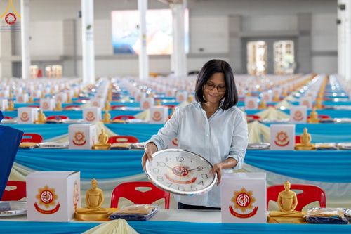 ภาพ No.60664:V.38 ทุ่มพลังเพื่อพ่อครบ 80 ปี ภาพการเตรียมงานของหน่วยงานต่างๆ เพื่อพิธีฉลองอายุวัฒนมงคล 80 ปี หลวงพ่อธัมมชโย และรับถวายมหาสังฆทาน 10,000 กว่าวัดทั่วประเทศ ในวันคุ้มครองโลก วันจันทร์ที่ 22 เมษายน พ.ศ. 2567