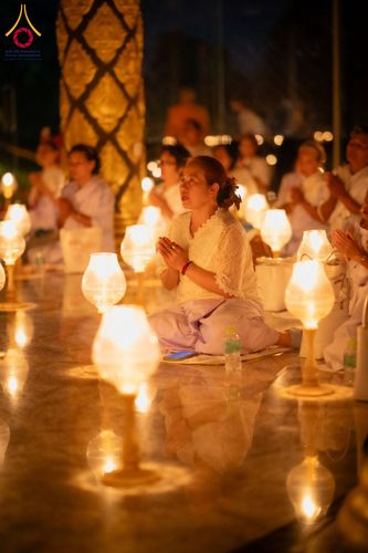 ภาพ No.210809:วันพฤหัสบดีที่ 13 มีนาคม พ.ศ. 2568  สมโภชพระประธานอุโบสถวัดป่าอุบลแก้ว จังหวัดอุบลราชธานี