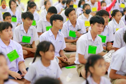 ภาพ No.102856:วันรวมพลังเด็กดี V-Star ผู้นำฟื้นฟูศีลธรรมโลก จังหวัดระยอง ณ ศูนย์ปฏิบัติธรรมจังหวัดระยอง (บ้านช่องลม) ต.บางบุตร อ.บ้านค่าย จ.ระยอง วันที่ 17 ธันวาคม พ.ศ. 2566