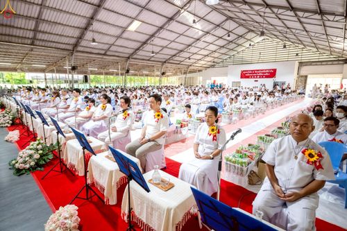 ภาพ No.228116:วันอาทิตย์ที่ 8 มิถุนายน พ.ศ. 2568 พิธีตักบาตรพระ 500 รูป ปีที่ 10 ณ ธุดงคสถานล้านนา อำเภอสันทราย จังหวัดเชียงใหม่