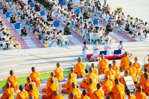 ภาพ No.211892:วันจันทร์ที่ 17 มีนาคม พ.ศ. 2568 พิธีตักบาตรพระกว่า 300 รูป ฉลองพิธีประดิษฐานพระบรมสารีริกธาตุ ณ ปทุมเจดีย์ เจดีย์พระพุทธเจ้า 5 พระองค์ ศูนย์อบรมเยาวชนปัตตานี บ้านโคกดีปลี ตำบลตุยง อำเภอหนองจิก จังหวัดปัตตานี