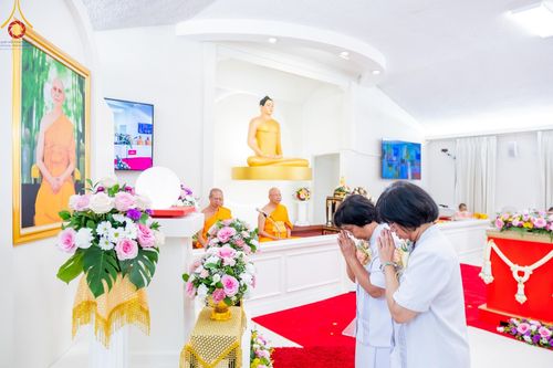 ภาพ No.144684:พิธีประดิษฐานลูกนิมิตมหาสมบัติ ผูกสีมาสถาปนาอุโบสถ บูชาธรรม ๘๐ ปี หลวงพ่อธัมมชโย วันอาทิตย์ที่ ๓๐ มิถุนายน พ.ศ. ๒๕๖๗ วัดพระธรรมกายนิวเจอร์ซี ประเทศสหรัฐอเมริกา