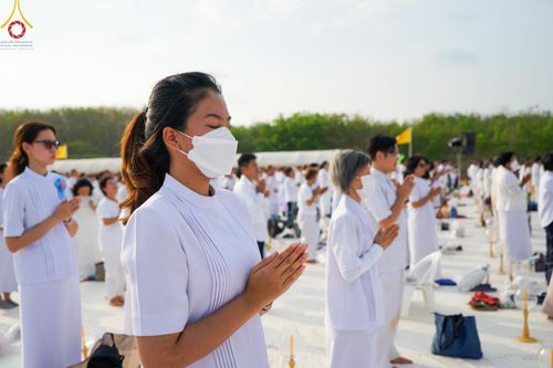 ภาพ No.129320:พิธีประดิษฐานพระบรมสารีริกธาตุ ณ มหารัตนะเจดีย์สิริปทุมสวรรค์ ศูนย์ปฏิบัติธรรมภาคใต้ อ.บางกล่ำ จ.สงขลา วันที่ 10 มีนาคม พ.ศ.2567