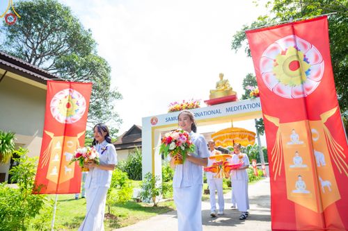 ภาพ No.97572:พิธีทอดกฐินสามัคคี ณ ศูนย์ปฏิบัติธรรมนานาชาติสมุย  (เกาะสมุย) จ. สุราษฏร์ธานี วันที่ 19 พฤศจิกายน พ.ศ. 2566