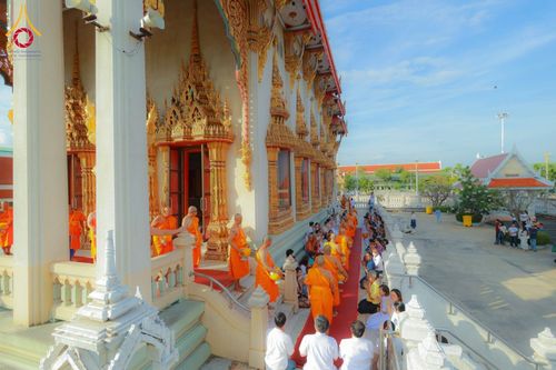 ภาพ No.181285:พิธีบรรพชาอุปสมบท ณ วัดบางโฉลงใน อ.บางพลี จ.สมุทรปราการ  วันที่ 7 ธันวาคม พ.ศ. 2567 ในโครงการอุปสมบทหมู่ บูชาธรรมมหาปูชนียาจารย์ ปี 2567 โดยทีมงานลูกพระธัมฯ  ศูนย์ปฏิบัติธรรมสมุทรปราการ