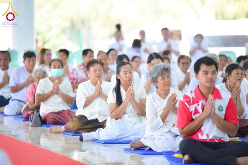 ภาพ No.216625:วันเสาร์ที่ 5 เมษายน พ.ศ. 2568 พิธีทอดผ้าป่าสามัคคีสร้างกุฎิสงฆ์ ณ ธุดงคสถานอำนาจเจริญ