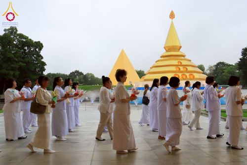 ภาพ No.223547:วันที่ 11 พฤษภาคม พ.ศ. 2568 พิธีบรรพชาของอุบาสก พิสิทธิ์ หมื่นแกล้ว  ณ วัดพระธรรมกาย