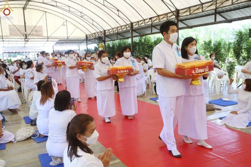 ภาพ No.76852:พิธีทอดผ้าป่าแก้วสำเร็จ เพื่อปูพื้นอาคารอเนกประสงค์ทั้ง 4 หลัง วันอาทิตย์ที่ 26 กุมภาพันธ์ พ.ศ. 2566 ณ ศูนย์ปฏิบัติธรรมนานาชาติเบตง จ.ยะลา