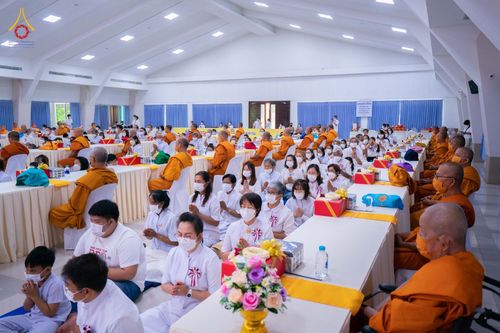 ภาพ No.76504:พิธีเจริญพระพุทธมนต์และถวายสังฆทาน  ทำบุญครบ 10 ปี ศูนย์ปฏิบัติธรรมบ้านช่องลม ต.บางบุตร อ.บ้านค่าย จ.ระยอง วันเสาร์ที่ 18 กุมภาพันธ์ พ.ศ. 2566