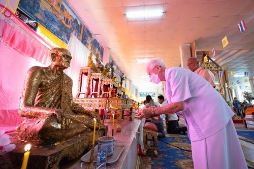 ภาพ No.98753:พิธีทอดกฐินสามัคคีทั่วไทย 5,000 วัด ณ วัดกุ่มแต้ อ.อุทัย จ.พระนครศรีอยุธยา วันอาทิตย์ที่ 26 พฤศจิกายน พ.ศ. 2566