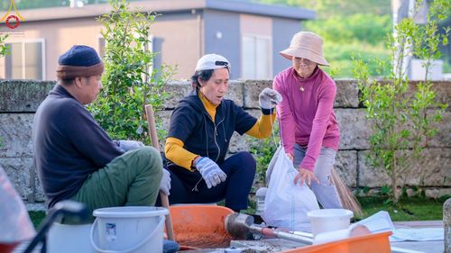ภาพ No.137095:การเตรียมงาน ขุมหลุมเพื่อพิธีฝังลูกนิมิต ณ วัดพระธรรมกายโทชิหงิ ประเทศญี่ปุ่น วันพฤหัสบดีที่ 16 พฤษภาคม พ.ศ. 2567