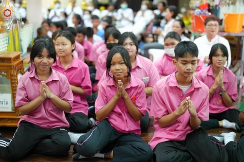 ภาพ No.113894:พิธีทอดผ้าป่าทำนุบำรุงศาสนสถาน ณ วัดอัมพวัน ต.บางม่วง อ.บางใหญ่ จ.นนทบุรี วันที่ 17 มกราคม พ.ศ. 2567