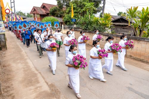 ภาพ No.76302:พิธีต้อนรับสัญญาบัตร - พัดยศ   พระวชิรกิจโสภณ  ณ อุโบสถวัดบ้านขุน ตำบลบ่อหลวง อำเภอฮอด จังหวัดเชียงใหม่ วันศุกร์ที่ ๑๗ เดือน กุมภาพันธ์ พุทธศักราช ๒๕๖๖