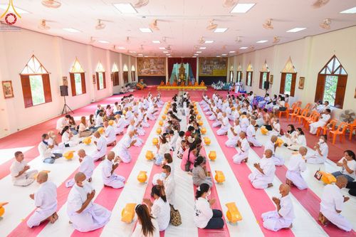 ภาพ No.102047:พิธีบรรพชาและอุปสมบทหมู่ธรรมทายาท ในโครงการอุปสมบทหมู่ รุ่นบูชาธรรมมหาปูชนียาจารย์ ณ วัดพระพุทธบาทราชวรมหาวิหาร และวัดนิคมวาสี อ.พระพุทธบาท จ.สระบุรี วันเสาร์ที่ 9 ธันวาคม พ.ศ. 2566