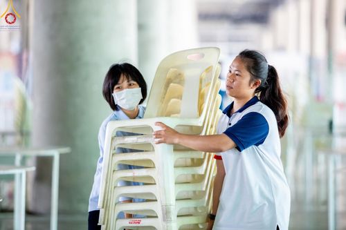 ภาพ No.60497:V.38 ทุ่มพลังเพื่อพ่อครบ 80 ปี ภาพการเตรียมงานของหน่วยงานต่างๆ เพื่อพิธีฉลองอายุวัฒนมงคล 80 ปี หลวงพ่อธัมมชโย และรับถวายมหาสังฆทาน 10,000 กว่าวัดทั่วประเทศ ในวันคุ้มครองโลก วันจันทร์ที่ 22 เมษายน พ.ศ. 2567