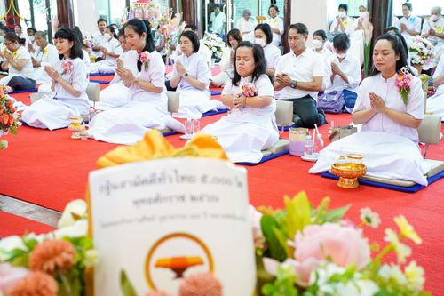 ภาพ No.93510:พิธีทอดกฐินสามัคคีทั่วไทย 5,000 วัด สร้างกุฏิที่พักสงฆ์ และอาคารปฎิบัติธรรม ณ วัดกลางธนรินทร์ ต.บ้านแป้ง อ.พรหมบุรี จ.สิงห์บุรี วันที่ 12 พฤศจิกายน พ.ศ. 2566