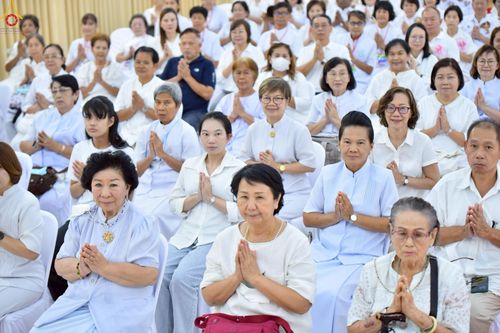 ภาพ No.230051:วันพฤหัสบดีที่ 26 มิถุนายน พ.ศ. 2568 พิธีทอดผ้าป่าฉลองอาคารชุดศูนย์ปฏิบัติธรรมน้ำใสใจสว่าง น้อมบูชาธรรมอายุวัฒนะมงคล 81 ปี หลวงพ่อธัมมชโย ณ ศูนย์ปฏิบัติธรรมน้ำใสใจสว่าง เขตบางกอกน้อย กรุงเทพมหานคร