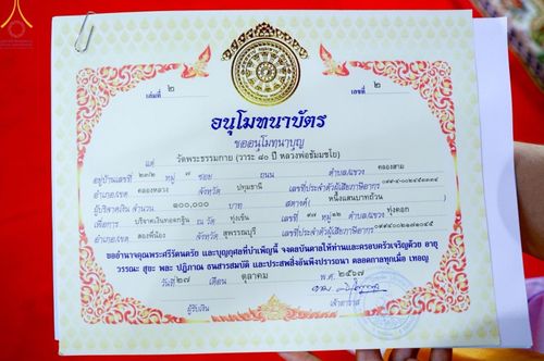 ภาพ No.179486:พิธีทอดกฐิน ณ วัดทุ่งเข็น จ.สุพรรณบุรี ในโครงการกฐินสามัคคีทั่วไทย 30,000 วัด บูชาธรรม 80 ปี หลวงพ่อธัมมชโย โดยคณะศิษยานุศิษย์วัดพระธรรมกาย วันที่ 27 ตุลาคม พ.ศ. 2567