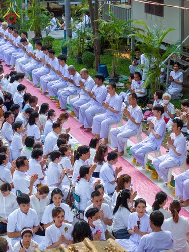 ภาพ No.135689:พิธีปลงผมธรรมทายาท โครงการบรรพชาและอุปสมบทหมู่ รุ่นบูชาธรรม 80 ปี หลวงพ่อธัมมชโย ณ หมู่บ้านบรรลุธรรม วัดพระธรรมกาย วันที่ 7 เมษายน พ.ศ. 2567