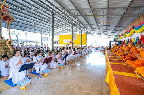 ภาพ No.106547:พิธีทอดผ้าป่าทำนุบำรุงศาสนสถาน ณ วัดใหม่นพรัตน์ ต.เนินมะปราง  อ.สองพี่น้อง จ.สุพรรณบุรี วันที่ 5 มกราคม พ.ศ. 2567