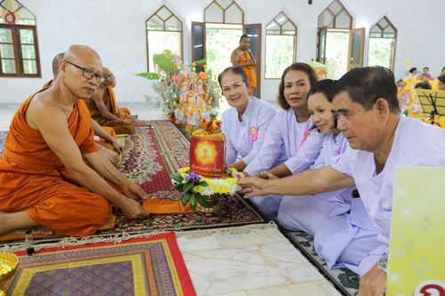 ภาพ No.265493:วันที่ 24 ตุลาคม พ.ศ. 2568 พิธีทอดกฐินสามัคคีทั่วไทย ณ วัดศานติไมตรี ต.ขุนทะเล  อ.เมือง จ.สุราษฎร์ธานี โดยคณะศิษยานุศิษย์ บูชาธรรม 81 ปี หลวงพ่อธัมมชโย