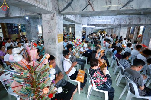 พิธีทอดกฐินสามัคคีทั่วไทย 5,000 วัด ณ วัดอัมพุวราราม อ.สามโคก จ.ปทุมธานี วันที่ 26 พฤศจิกายน พ.ศ. 2566