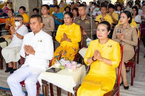 ภาพ No.152582:พิธีเททองหล่อพระพุทธรูปประจำสัตตมหาสถาน ธรรมอุทยานอุโบสถวัดสายสุวพรรณ - กิจกรรมปลูกต้นไม้เฉลิมพระเกียรติ พระบาทสมเด็จพระเจ้าอยู่หัว วันที่ 26 กรกฎาคม พ.ศ. 2567