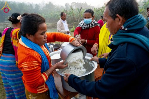 ภาพ No.130948:Photo Story ปฐมบรรพชาชาวพุทธมาร์มา Episode 4/5 วันที่ 13 กุมภาพันธ์พ.ศ. 2567 ณ วัดธัมจักร อรัญกุฏิ บังกลาเทศ