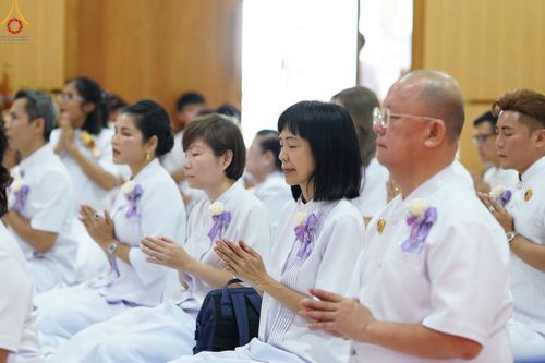 ภาพ No.89732:พิธีวางแผ่นจารึกชื่อ เพื่อนำไปประดิษฐานไว้ในฐานองค์พระประธาน เนื่องในโอกาสครบรอบ 10 ปี ศูนย์ปฏิบัติธรรมนครราชสีมา วันอาทิตย์ที่ 24 กันยายน พ.ศ. 2566