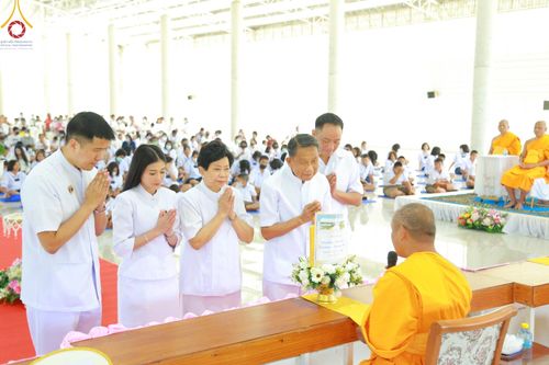 ภาพ No.97536:พิธีทอดกฐินสามัคคีเพื่อสร้างกำแพงแก้ว ณ ธุดงคสถานนครสวรรค์  วันที่ 19 พฤศจิกายน พ.ศ. 2566