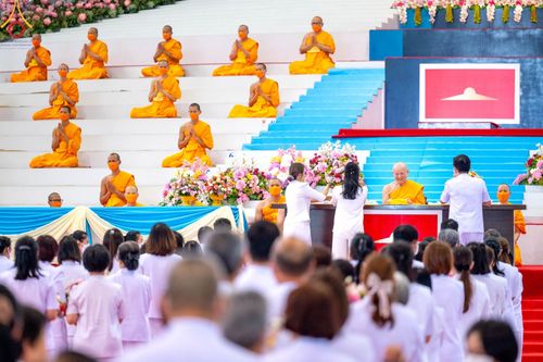 ภาพ No.102961:พิธีมุทิตาหลวงพ่อทัตตชีโว วันที่ 17 ธันวาคม พ.ศ. 2566 ณ สภาธรรมกายสากล วัดพระธรรมกาย