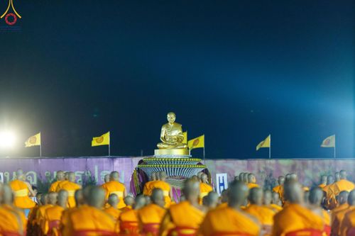 ภาพ No.118441:พิธีตักบาตรพระธรรมยาตรา ปีที่ 12 ณ อนุสรณ์สถานลำดับที่ 5 สถานที่เผยแผ่วิชชาธรรมกายครั้งแรก อนุสรณ์สถานบางปลา จ.นครปฐม วันที่ 25 มกราคม พ.ศ. 2567
