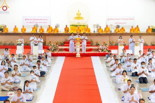 ภาพ No.96517:พิธีทอดกฐินสามัคคี  เพื่อสร้าง ห้องแก้วมหาสมบัติ ณ ศูนย์อบรมเยาวชนอุตรดิตถ์  อ.ทองแสนขัน จ.อุตรดิตถ์ วันอาทิตย์ที่ 12 พฤศจิกายน พ.ศ. 2566