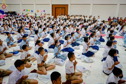 ภาพ No.105090:วันรวมพลังเด็กดี V-star ผู้นำฟื้นฟูศีลธรรมโลก จังหวัดภูเก็ต วันที่ 19 ธันวาคม พ.ศ. 2566 ณ โรงเรียนเมืองถลาง จ.ภูเก็ต