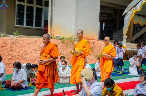 ภาพ No.83076:พิธีทอดผ้าป่าและพิธีตอกเสาเข็มมงคลสถาปนา  กุฏิพระผู้ปราบมาร  พระมงคลเทพมุนี (สด จนฺทสโร)  ณ ศูนย์ปฏิบัติธรรมพัทลุง อ.เขาชัยสน จ.พัทลุง ในวันเสาร์ ที่ 24 มิถุนายน พ.ศ.2566