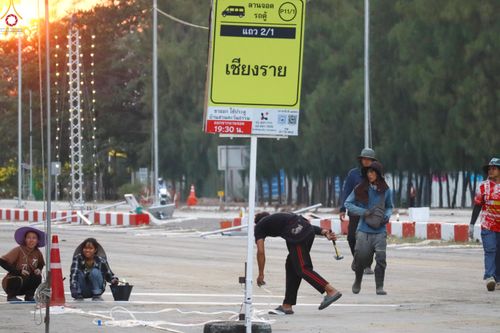 ภาพ No.320978:วันที่ 9 เมษายน พ.ศ.2569 การเตรียมงานจราจร เพื่องานถวายมหาสังฆทาน 40,000 กว่าวัดทั่วประเทศ วันคุ้มครองโลก 22 เมษายน พ.ศ.2569 วัดพระธรรมกาย