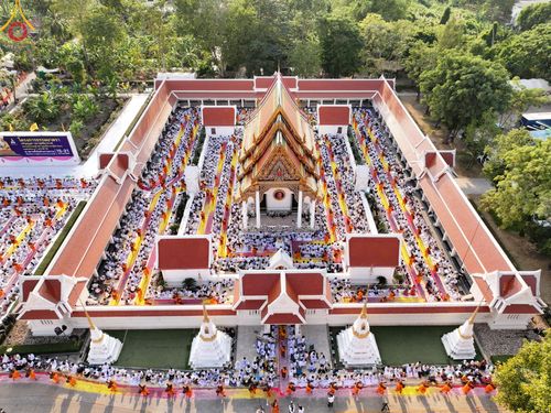 ภาพ No.113236:พิธีต้อนรับพระธรรมยาตรา ปีที่ 12 วันที่ 15 มกราคม พ.ศ. 2567 ณ วัดโบสถ์บน จ.นนทบุรี