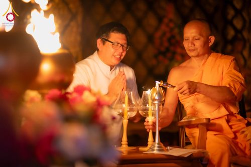 ภาพ No.210798:วันพฤหัสบดีที่ 13 มีนาคม พ.ศ. 2568  สมโภชพระประธานอุโบสถวัดป่าอุบลแก้ว จังหวัดอุบลราชธานี