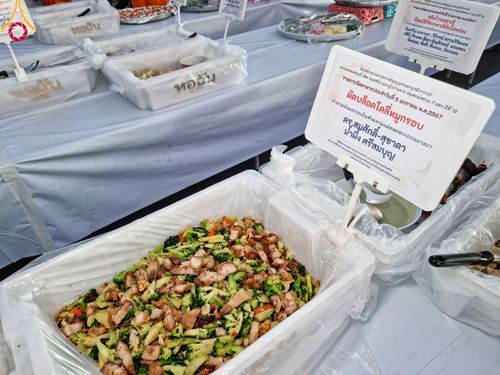 ภาพ No.106341:พิธีถวายภัตตาหารเป็นสังฆทาน แด่คณะพระธรรมยาตราฯ ในโครงการธรรมยาตรากตัญญูบูชา มหาปูชนียาจารย์ พระมงคลเทพมุนี(สด จนฺทสโร) พระผู้ปราบมาร อนุสรณ์สถาน 7 แห่ง ปีที่ 12 วันที่ 5 มกราคม พ.ศ. 2567 ณ อนุสรณ์สถานโลตัสแลนด์ จ.สุพรรณบุรี