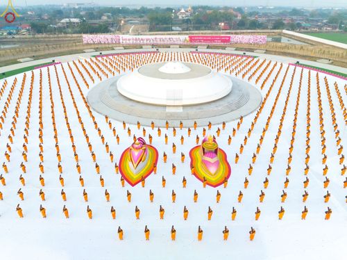 ภาพ No.74272:พุทธบุตรธรรมยาตรา ปฏิบัติธรรมและบันทึกภาพประวัติศาสตร์ ในโครงการธรรมยาตรากตัญญูบูชา มหาปูชนียาจารย์ พระมงคลเทพมุนี(สด จนฺทสโร) พระผู้ปราบมาร อนุสรณ์สถาน 7 แห่ง ปีที่ 11 ณ อนุสรณ์สถานบางปลา อ.บางเลน จ.นครปฐม วันที่ 23 มกราคม พ.ศ. 2566