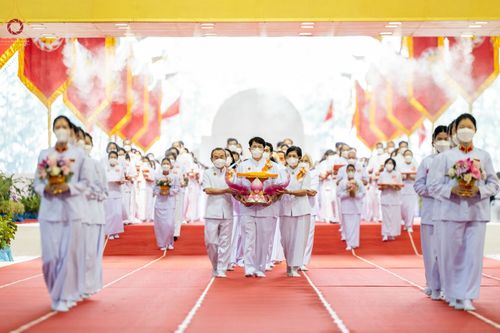 ภาพ No.65318:พิธีทอดผ้าป่า ในวันอาทิตย์ต้นเดือนที่ 4 ธันวาคม พ.ศ. 2565 ณ วัดพระธรรมกาย จ.ปทุมธานี