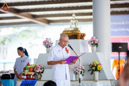 ภาพ No.313731:วันเสาร์ที่ 14 มีนาคม พ.ศ. 2569 พิธีตักบาตรแด่คณะสงฆ์ 323 วัด 4 จังหวัดชายแดนภาคใต้ พิธีถวายสังฆทานแด่คณะสงฆ์ 323 วัด ปีที่ 22 ครั้งที่ 183 พิธีมอบกองทุนหนุนแรงใจช่วยครูใต้ ปีที่ 19 ครั้งที่ 146 และพิธีทำบุญอุทิศส่วนกุศลให้ผู้วายชนม์ ณ ศูนย์ปฏิบัติธรรมภา