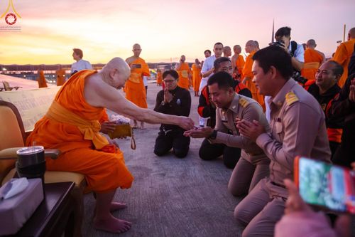 ภาพ No.194700:พิธีปฐมเริ่มสุวรรณรังสรรค์มหาธรรมกายเจดีย์ วันจันทร์ที่ 13 มกราคม พ.ศ. 2568 ณ มหาธรรมกายเจดีย์ วัดพระธรรมกาย จ.ปทุมธานี