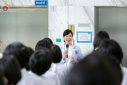 ภาพ No.346165:วันศุกร์ที่ 28 สิงหาคม พ.ศ 2569  บุคลากรใหม่รุ่นที่ 29 เยี่ยมชมศูนย์การแพทย์บุญรักษา ณ วัดพระธรรมกาย